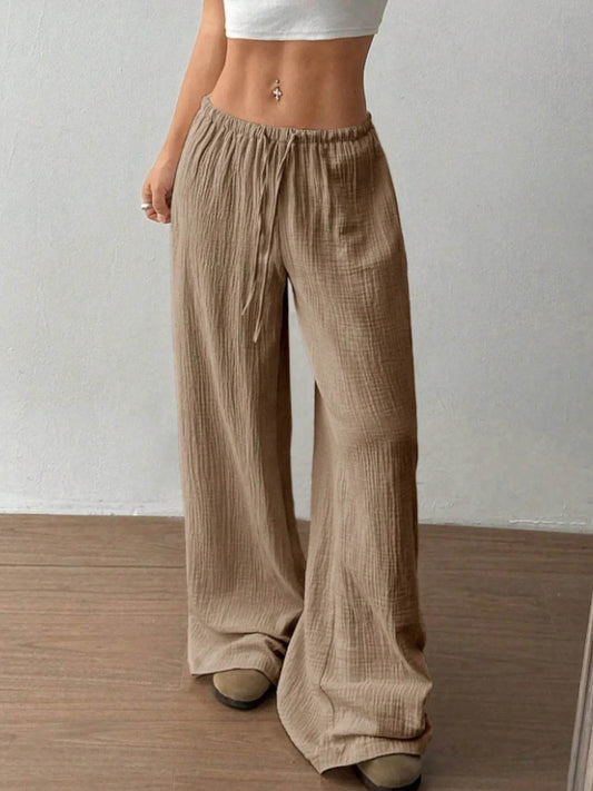 Wide Leg Drawstring Casual Pants Trendsi f86956f3d9ad4a31a6bd249f6f6b5b21-Max-Origin