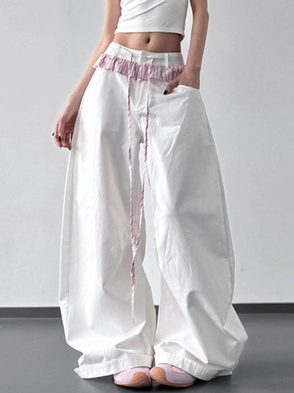 Wide Leg Drawstring Casual Pants Trendsi f8987b61-1e32-4a1b-9de7-4453ee46ddde-Max-Origin