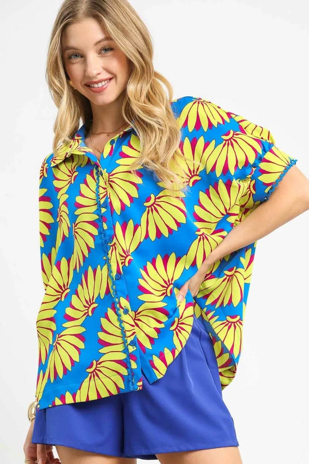 Umgee Printed Button-Up Relaxed Shirt Sky Blue Trendsi f89d93df-ff71-41fb-a604-99117c6e6dfd-Max-Origin