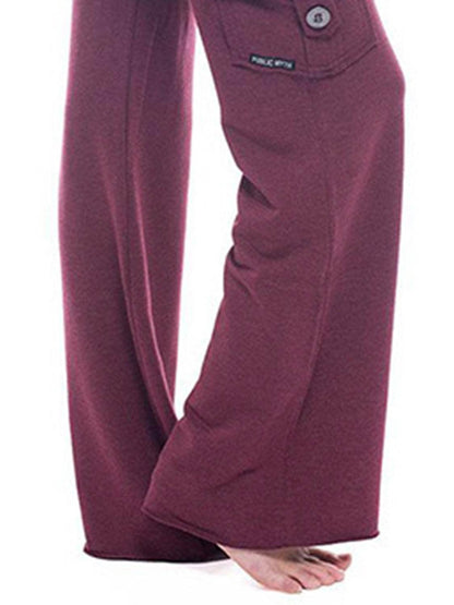 Mid Waist Pants with Pockets Trendsi f8ae1f751cf340098bf8e4db0c611085-Max