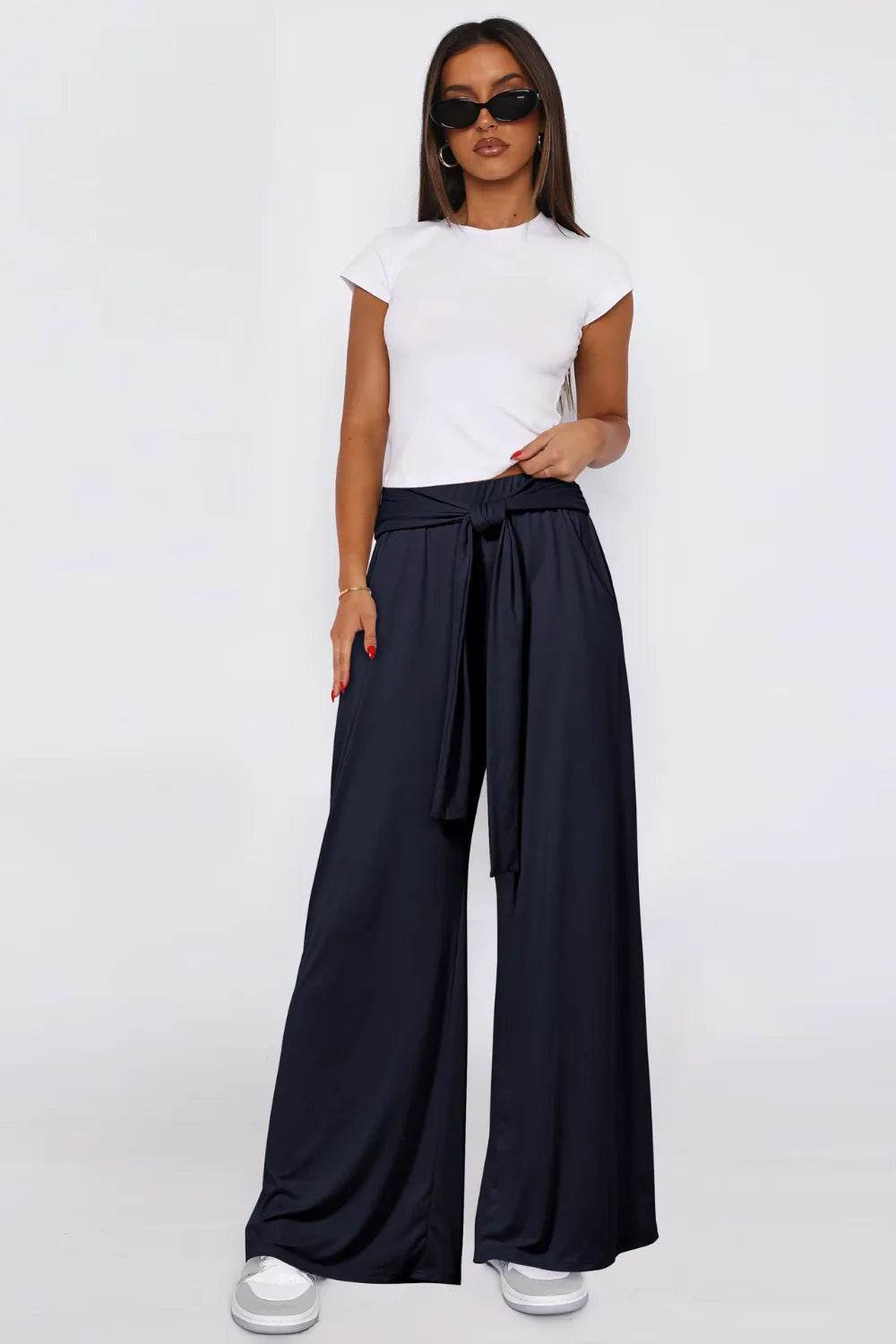 Tied Wide Leg Pants with Pockets Trendsi f8d43df7-280c-4d91-b9dc-60499638a802-Max