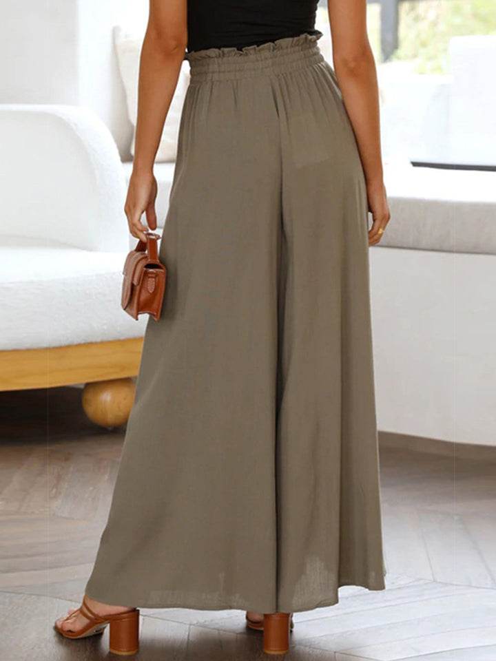 Drawstring Waist Wide Leg Pants Trendsi f98e958f641a40bfafa38e93e921a8a8-Max