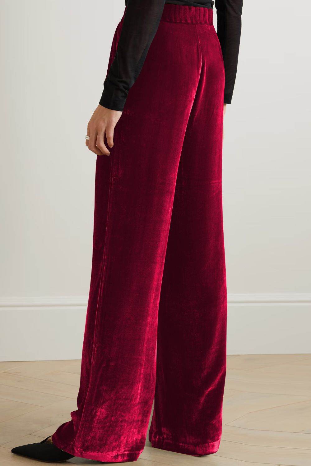 Loose Fit High Waist Long Pants with Pockets Trendsi f9c3c29a27264693870214e0c3776c08-Max