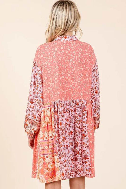 Mittoshop Floral Button Detail Long Sleeve Shirt Dress Trendsi fa4aa439-3bdb-48f9-a63b-e9446578fd01-Max