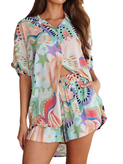 Printed Button Up Shirt and Shorts Set Multicolor Trendsi fa7a672a-9f56-40c0-93d2-d1de698eaa17-Max-Origin