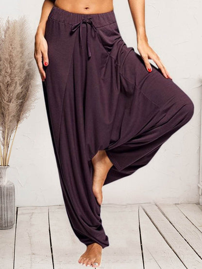 Tied Mid Waist Long Harem Pants Trendsi fb740f8a21614a6190745aee75d0fc0f-Max