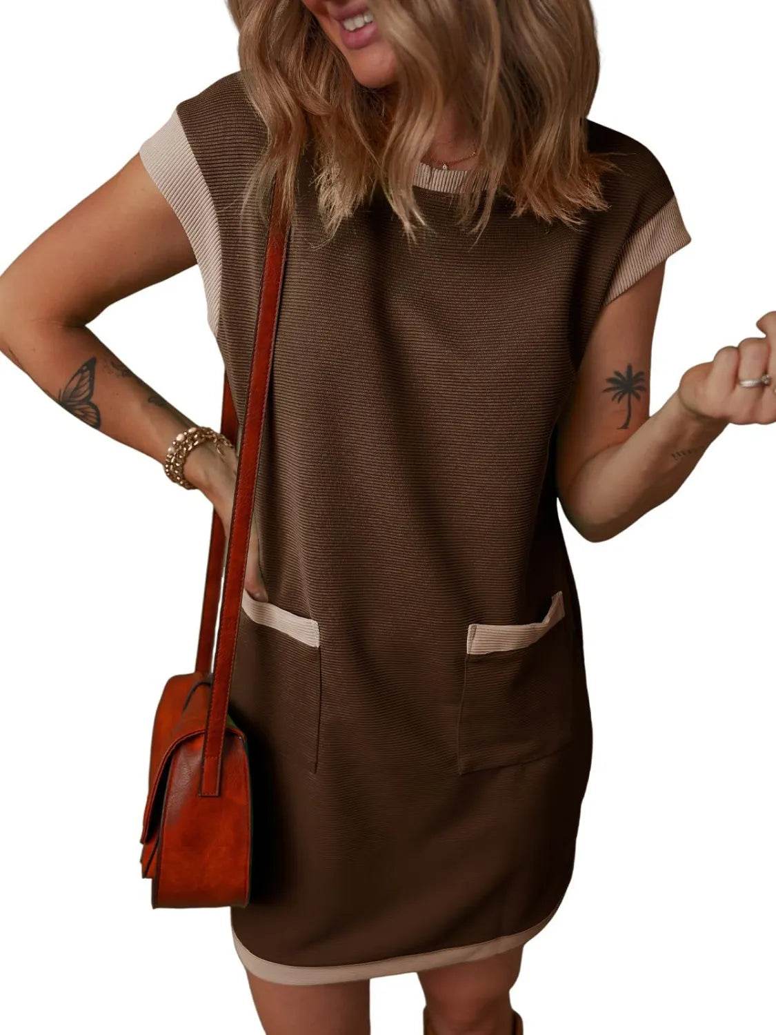 Round Neck Cap Sleeve Mini Dress Trendsi fb8a11f1-7d30-48b4-b2d7-534fae89904f-Max-Origin