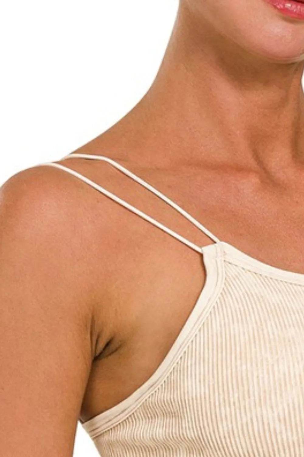 Zenana Washed Ribbed Seamless Double Strap Brami Trendsi fbcd584a-34d7-4cda-bac8-1e7ea03176a3-Max-Origin