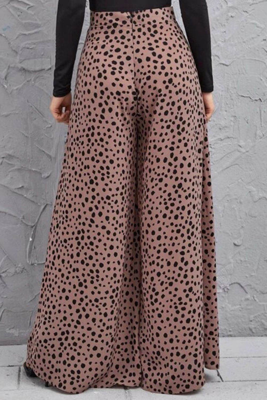 Animal Print High-Rise Culottes Trendsi fbe598178a5c400cabd114f2777f3179-Max