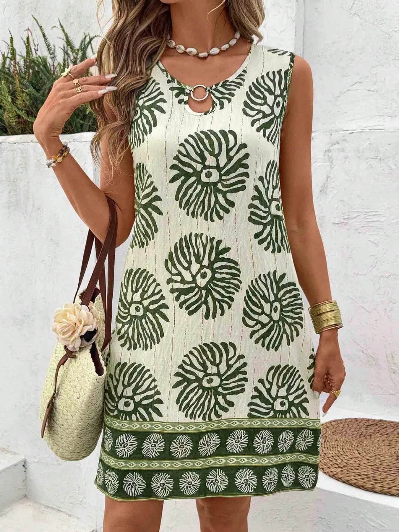 Floral Print Sleeveless Summer Mini Dress Trendsi fbffbed2-1421-47d1-b99e-8675315d9651-Max-Origin