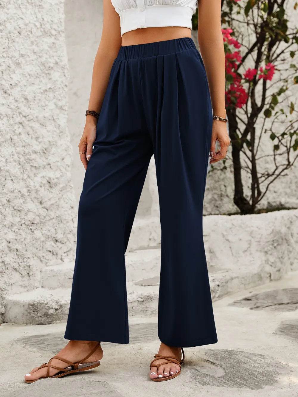 Elastic Waist Wide Leg Pants Trendsi fc26f956-0014-4496-b4d2-52f90c171563-Max
