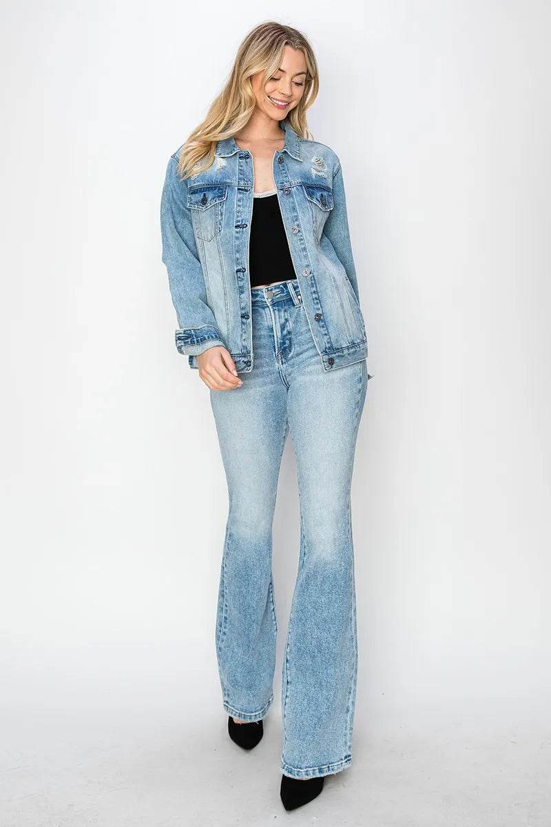 RISEN High Rise Bootcut Jeans Trendsi fc31e8c5c0d04011bc82ea511b95aadd-Max-Origin