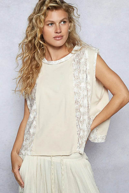 POL Round Neck Sleeveless Top with Floral Contrast ALMONDMULTI Trendsi fc6c8c37-95c9-4364-b7a6-5a8acfdab3ef-Max-Origin