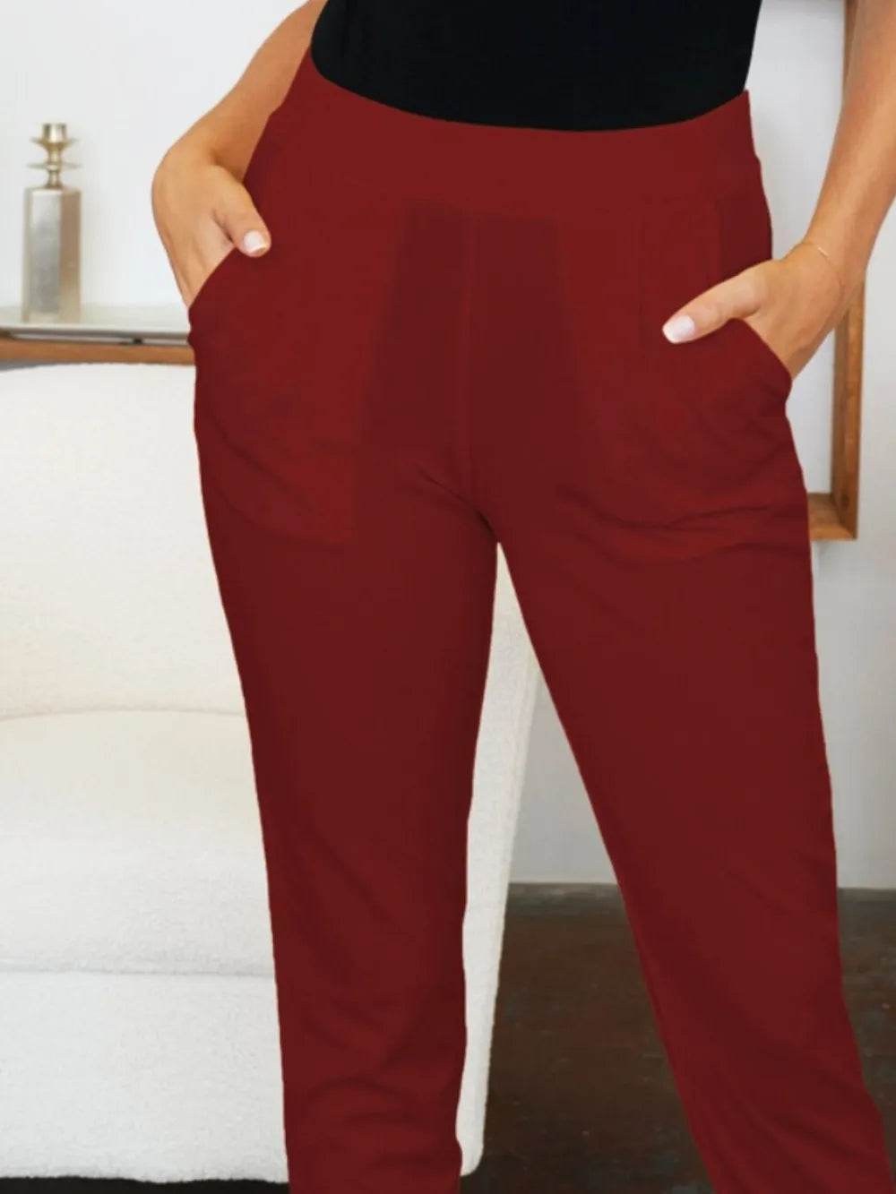 FAM-FAM Pocketed High Waist Skinny Pants Trendsi fc78d45a-3841-4c95-9b2f-3983d4ef159c-Max
