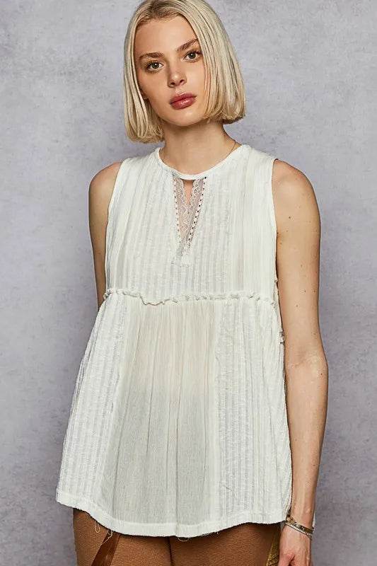 POL Lace Trim Round Neck Tank with Pintuck Detail Trendsi fcfefb97-67a5-4cd0-b361-f93b0ec97db8-Max-Origin