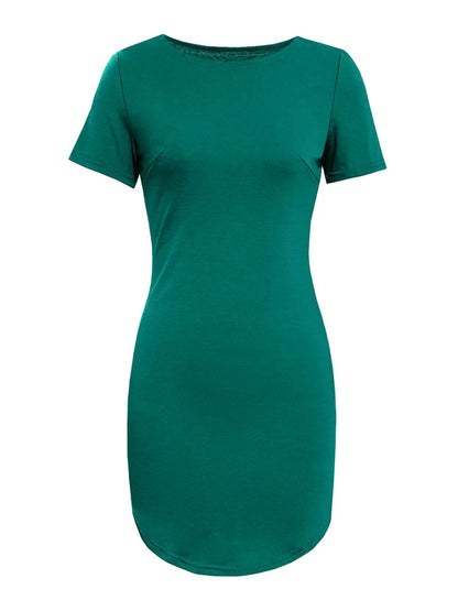 Round Neck Short Sleeve Mini Tee Dress Trendsi fd03012d-6369-48fc-b954-13e975f171f0-Max-Origin