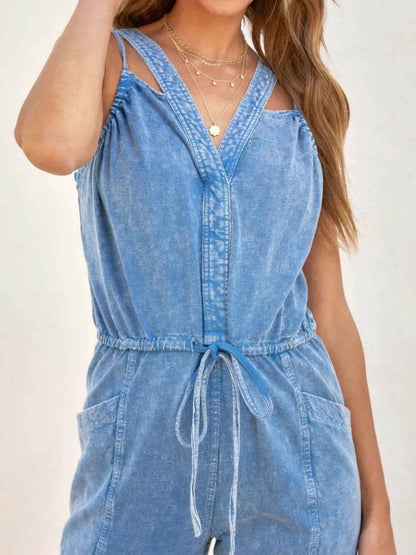 V-Neck Sleeveless Denim Jumpsuit Trendsi fd1116d8-4f8d-4534-b83a-5a4478d9fb38-Max
