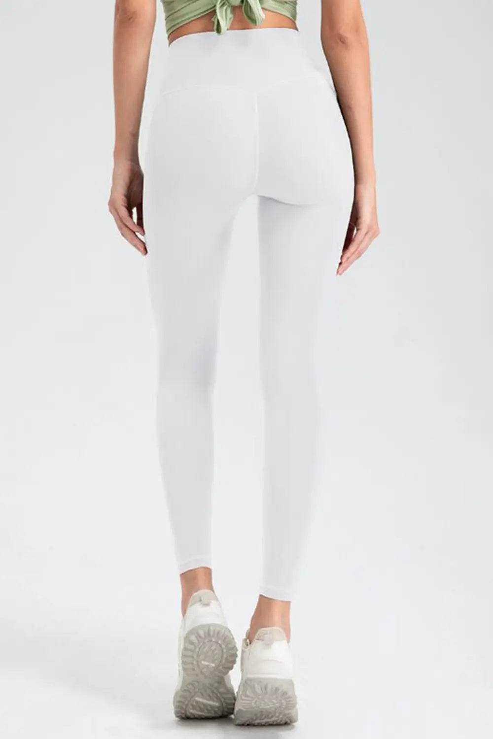 Wide Waistband High Waist Sport Leggings Trendsi fd66136217fd4d768c4e6d555251557e-Max