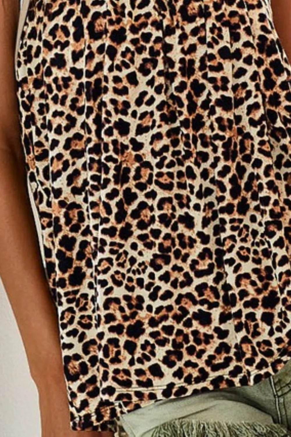 BiBi Leopard Printed Jersey Knit Gathering Cami Top Trendsi fd704579-022d-4c97-b7b0-eb2134a2ea1b-Max-Origin