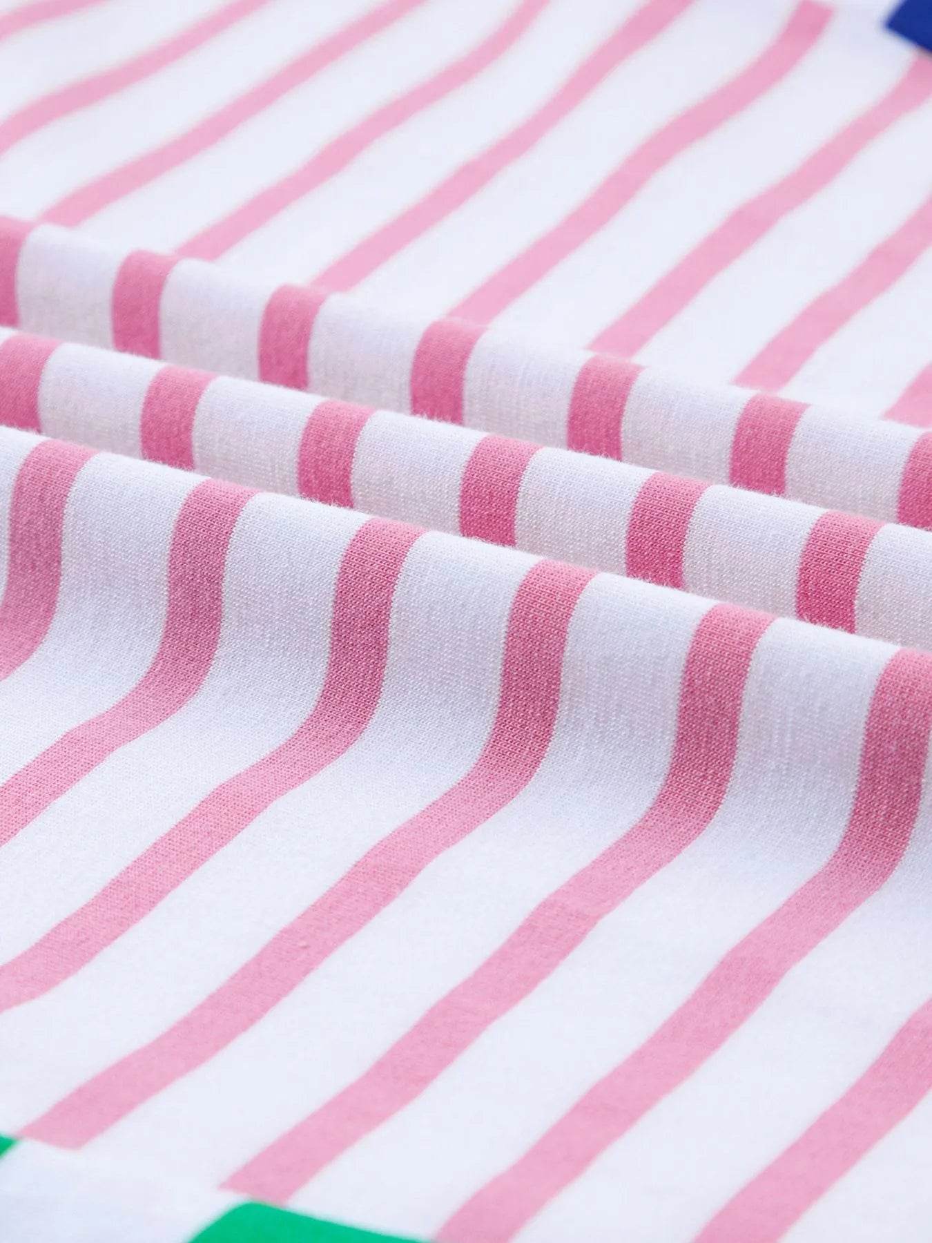 Colorful Striped Oversized T-Shirt Trendsi fe2493ab-6e34-4239-936c-6c45ef904eb0-Max-Origin