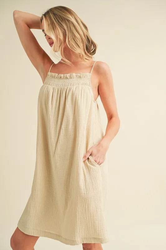 Aemi + Co Embroidered Trim Gauze Square Neck Mini Cami Dress Trendsi fe62207e-887c-4fff-8ef4-f595278ca5a3-Max