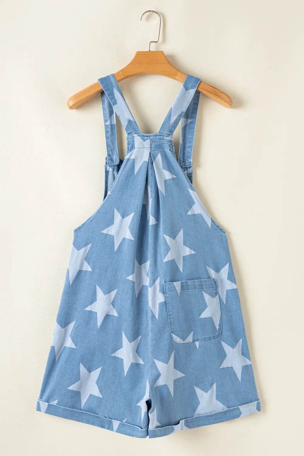 Star Print Square Neck Denim Overalls Trendsi fe7cb4db-18c4-480e-b84a-091a0f32d667-Max