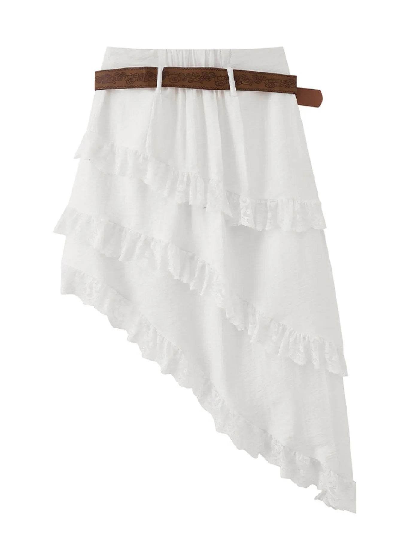 Asymmetrical Lace Ruffle Skirt Trendsi fe8649b9-0912-4719-9fb4-c863458ad290-Max-Origin