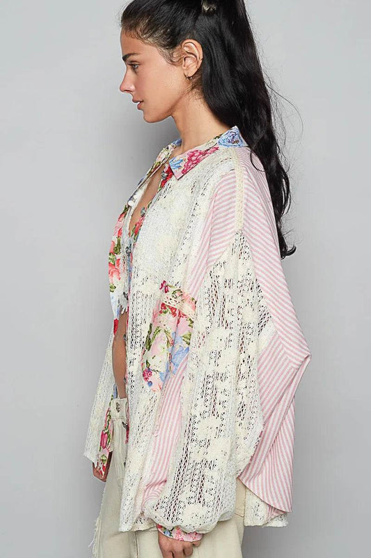 POL Lace Long Sleeve Shirt with Floral and Striped Pattern Trendsi ff74e1c4-f7d2-46cc-a049-a8a7537183f7-Max-Origin