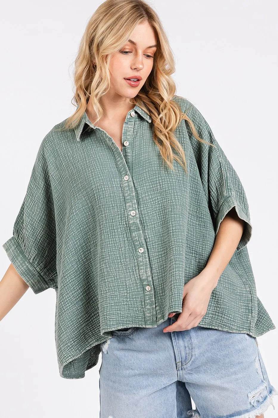 Mittoshop Mineral Wash Gauze Dolman Sleeve Button Down Shirt Trendsi ffbfca11f21a41e782439da230c1b3b3-Max-Origin