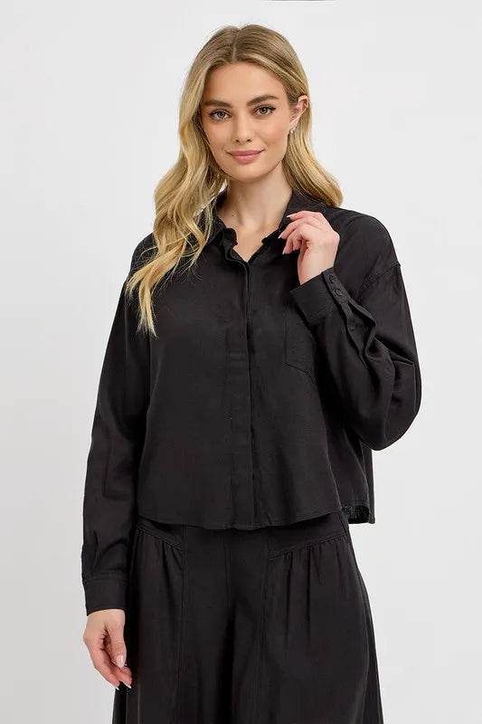 RISEN Button Down Long Sleeve Shirt Trendsi ffc70e3d-67f0-4b44-8011-56bfa3d0b06e-Max