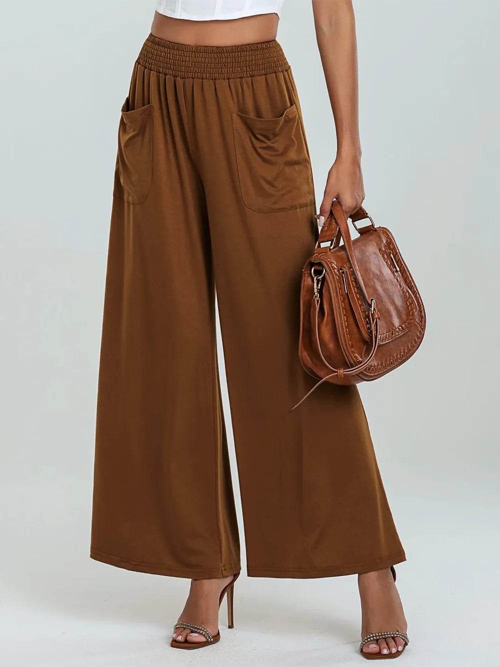 Pocketed Elastic Waist Wide Leg Pants Trendsi ffd6a517-ed81-4c33-86e8-77fdad4e4200-Max
